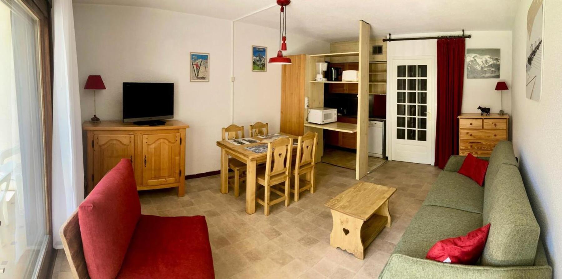 Residence Le Praz - Studio Cabine 4 Personnes 2 Expose Sud Mae-8764 Valloire Kültér fotó